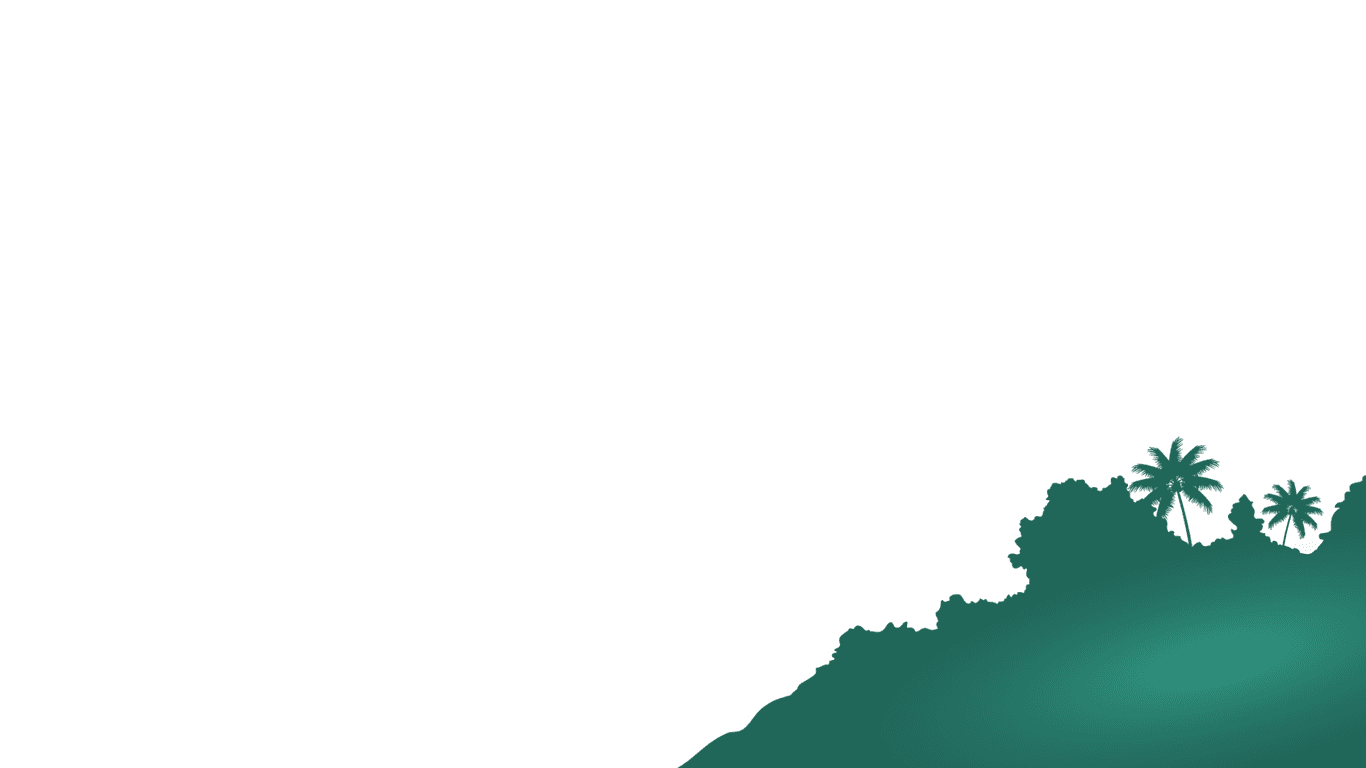 front right foliage hill